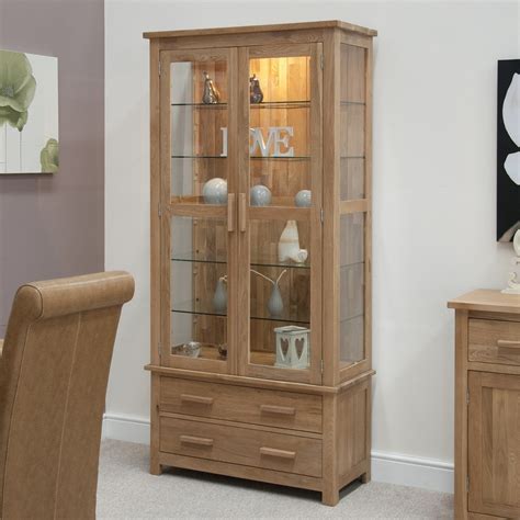 modern display cabinet with drawers